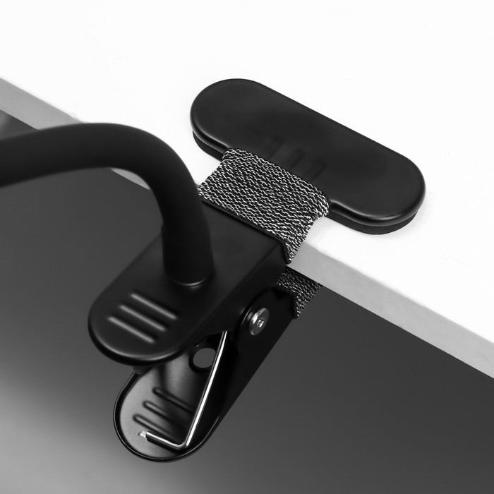 Настольная лампа "Лисен" LED 5Вт 3000-6000К USB черный  6,5х29х35 см RISALUX