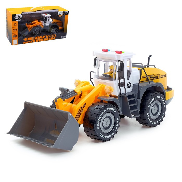 Трактор инерционный «Погрузчик», свет и звук Трактор инерционный «Погрузчик», свет и звук