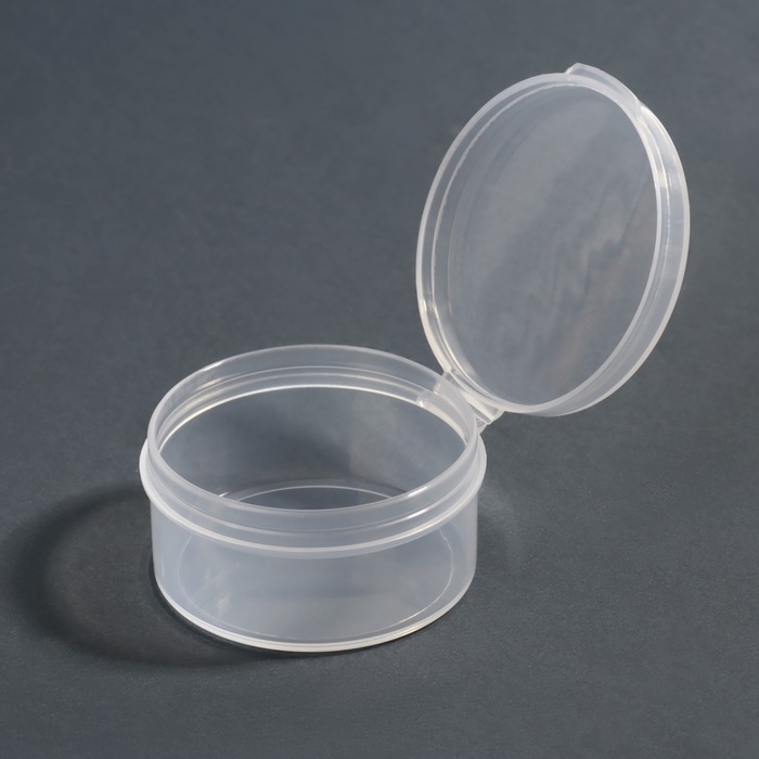 Набор органайзеров для декора, 4 шт, d = 4 × 1,9 см, цвет прозрачный