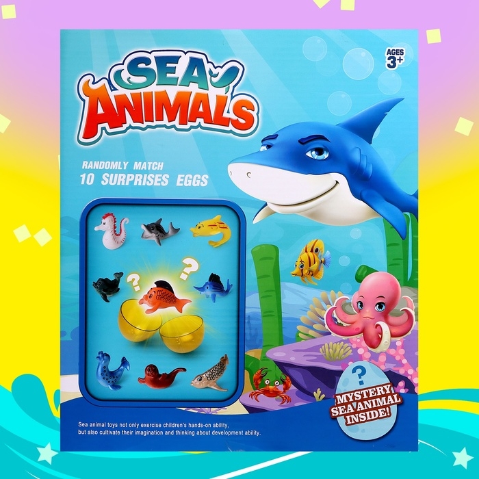 Детский игровой автомат «Подводный Мир» с игрушками, в наборе 10 шаров-сюрпризов Детский игровой автомат «Подводный Мир» с игрушками, в наборе 10 шаров-сюрпризов