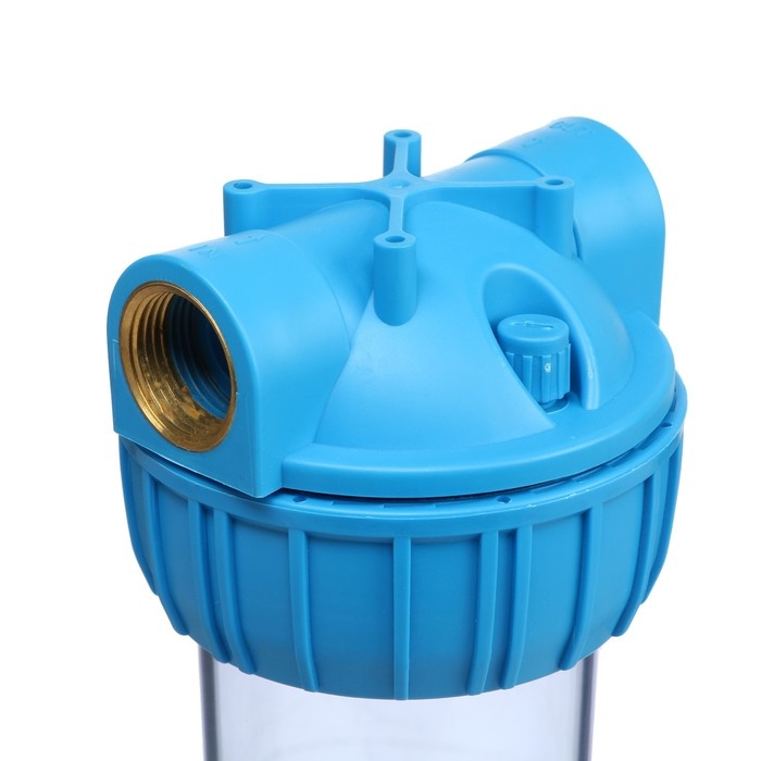 Корпус для фильтра ITA F20121-1P, 1 Корпус для фильтра ITA F20121-1P, 1", ключ и крепеж с воздушником, прозрачный