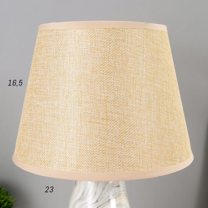 Настольная лампа 32154/1 E14 40Вт бежевый 22х22х38 см RISALUX