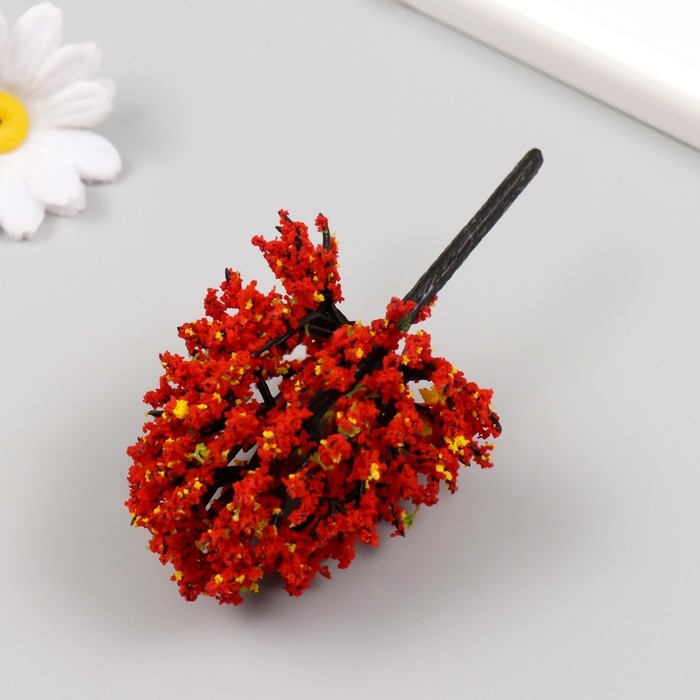 Искусственное растение для творчества пластик Искусственное растение для творчества пластик "Осенняя листва" 12 см