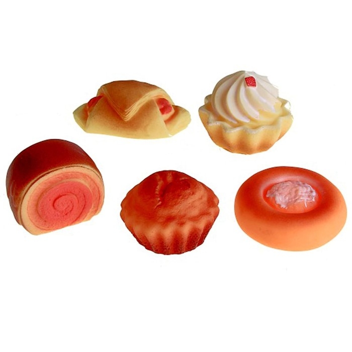 Набор резиновых игрушек «Выпечка» Набор резиновых игрушек «Выпечка»