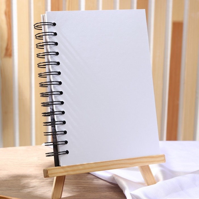 Скетчбук в твердой обложке А5, 80 листов 160 г/м2 &laquo;Попугай&raquo;