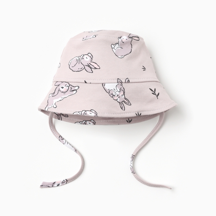 Чепчик (панамка) Крошка Я Чепчик (панамка) Крошка Я "Зайчик", серый, р.42