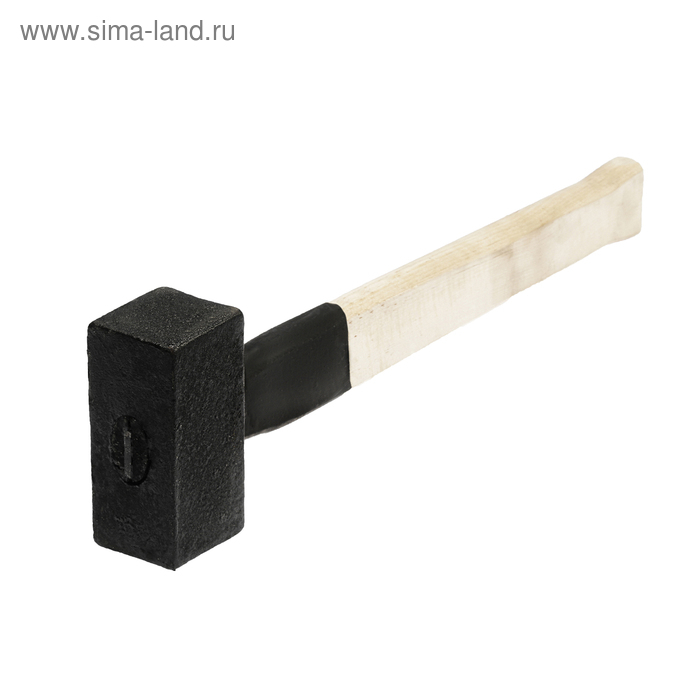 Кувалда литая ЛОМ, 3 кг, деревянная рукоятка Кувалда литая ЛОМ, 3 кг, деревянная рукоятка