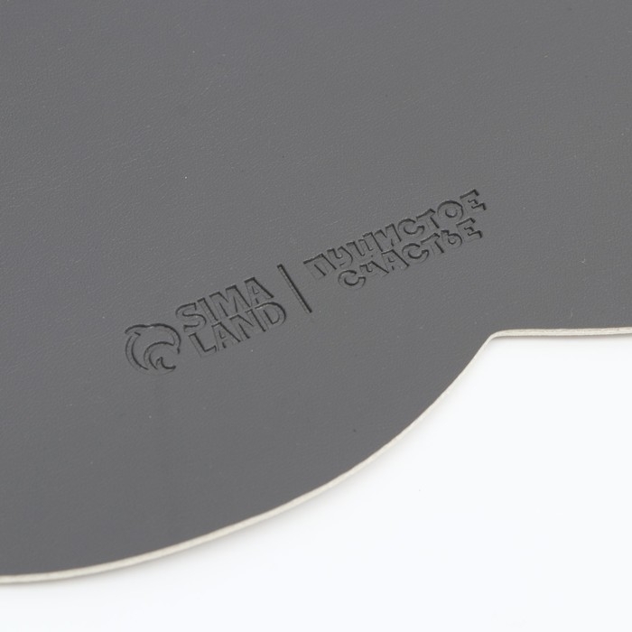 Коврик под миску форменный «Облако», 39 х 27 см, серый цвет Коврик под миску форменный «Облако», 39 х 27 см, серый цвет