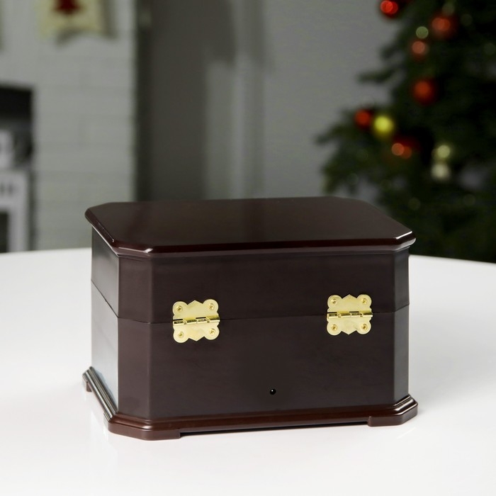 Светодиодная фигура «Рынок ёлок» 20 × 14 × 12 см, полистоун, батарейки ААх3 (не в комплекте), USB, свечение тёплое белое Светодиодная фигура «Рынок ёлок» 20 × 14 × 12 см, полистоун, батарейки ААх3 (не в комплекте), USB, свечение тёплое белое