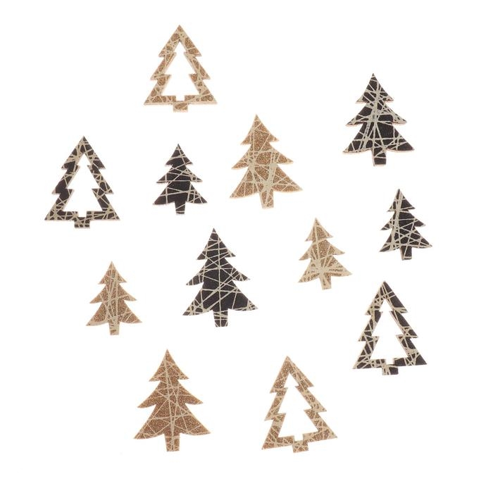 Новогодний декор с подсветкой «Ёлочка», набор 12 шт. Новогодний декор с подсветкой «Ёлочка», набор 12 шт.