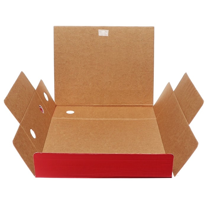 Папка архивная с завязками А4 Calligrata, 100 мм, микрогофрокартон, до 900 листов, красный Папка архивная с завязками А4 Calligrata, 100 мм, микрогофрокартон, до 900 листов, красный