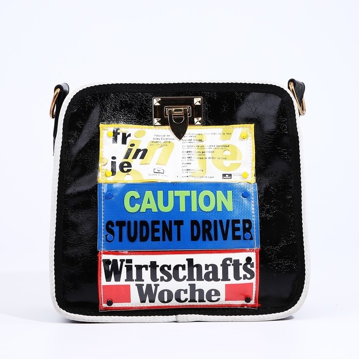 Сумка кросс-боди на молнии, цвет чёрный Сумка кросс-боди на молнии, цвет чёрный