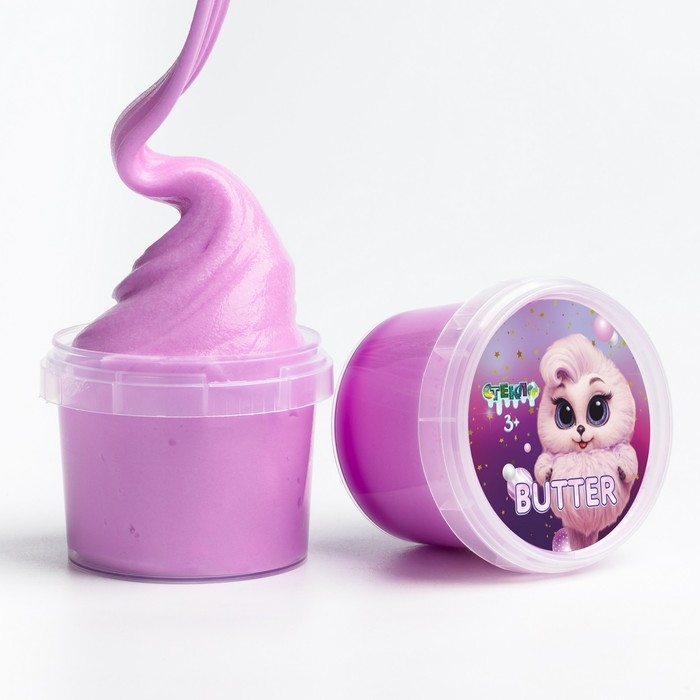 Слайм «Стекло», серия Butter, фиолетовый цвет, 75 г Слайм «Стекло», серия Butter, фиолетовый цвет, 75 г