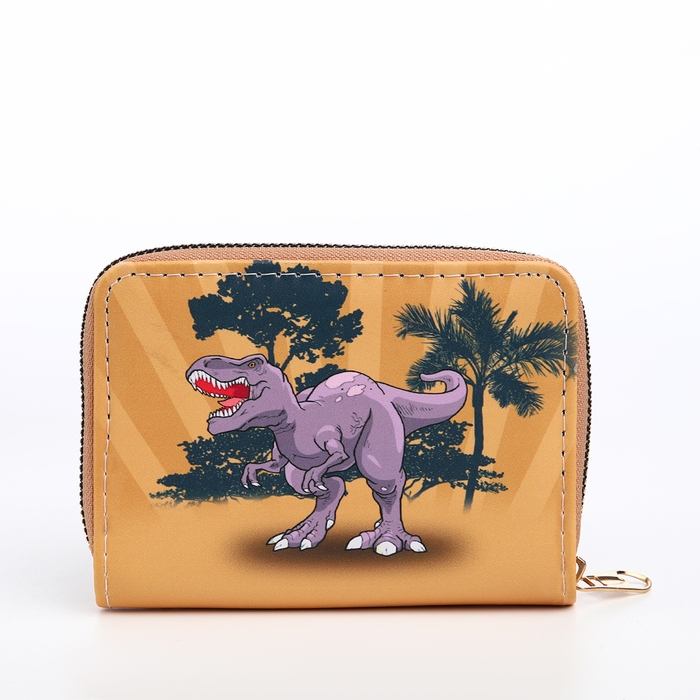 Кошелёк детский на молнии «Выбражулька», цвет оранжевый