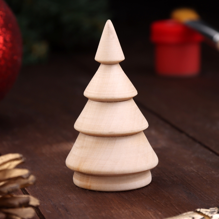 Заготовка для творчества Елочка, 7хd4см Заготовка для творчества Елочка, 7хd4см