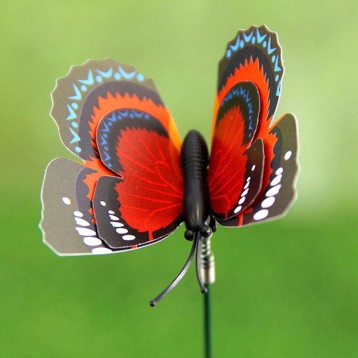 Штекер "Бабочка Дельфиус" 25см, набор 15шт, МИКС