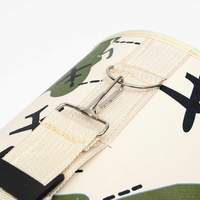 Сумка - переноска для животных  Сумка - переноска для животных "Самолеты", белая, размер M, 40 х 21 х 27 см