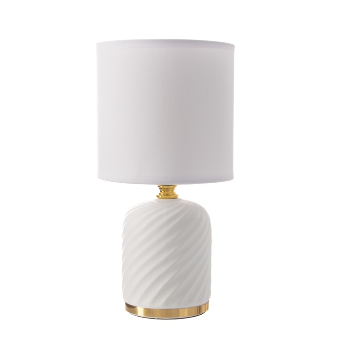 Настольная лампа Настольная лампа "Рионфо" Е14 40вт белый 13х13х26 см