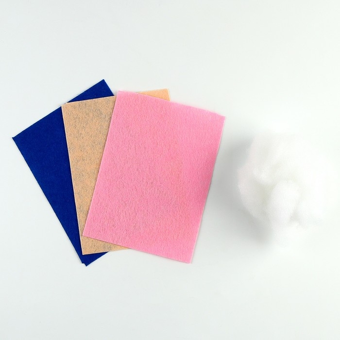 Набор для шитья. Кукла из фетра своими руками «Девочка в пальто» с наполнителем Набор для шитья. Кукла из фетра своими руками «Девочка в пальто» с наполнителем