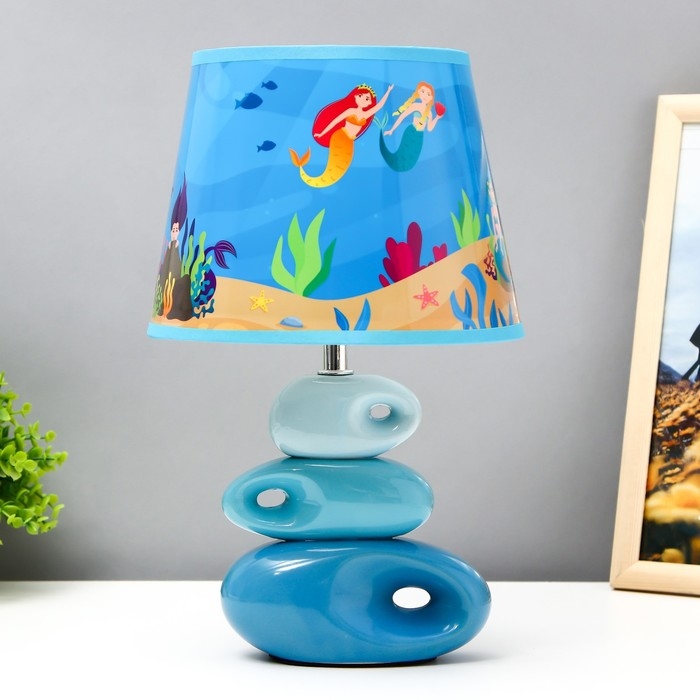 Настольная лампа  Настольная лампа "Русалки" Е14 15Вт 25х25х38 см RISALUX