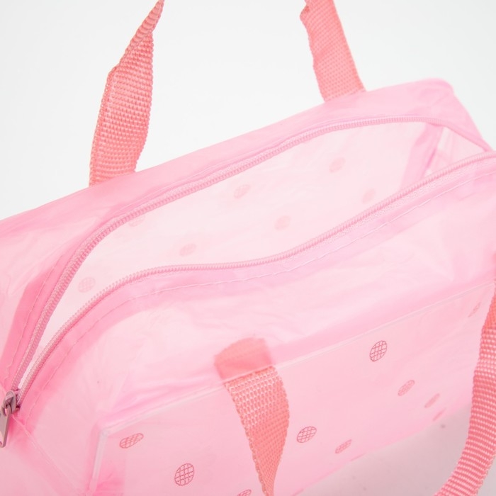 Косметичка на молнии, цвет розовый Косметичка на молнии, цвет розовый