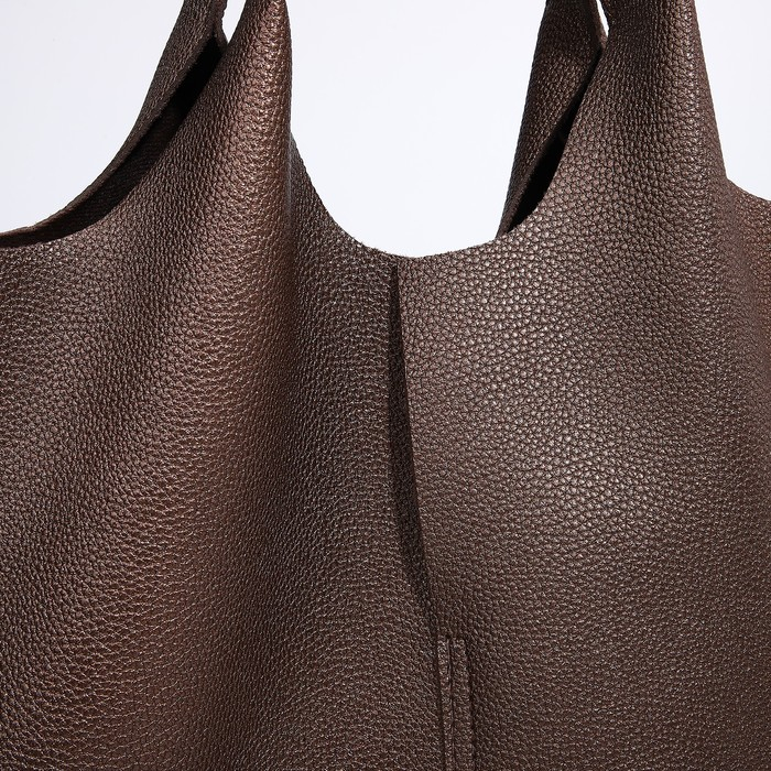 Сумка-шопер женская, TEXTURA, большой размер, цвет бронзовый