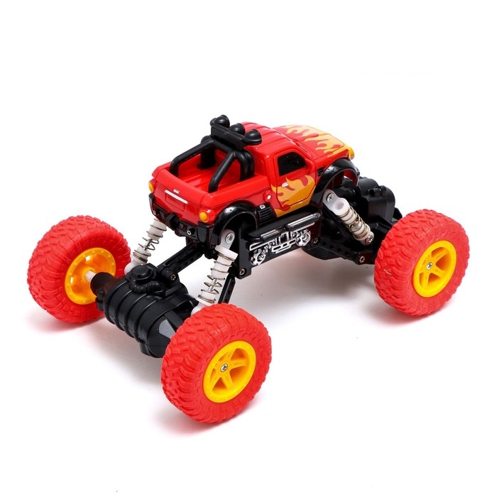 Джип радиоуправляемый «Краулер», работает от аккумулятора, цвет красный Джип радиоуправляемый «Краулер», работает от аккумулятора, цвет красный