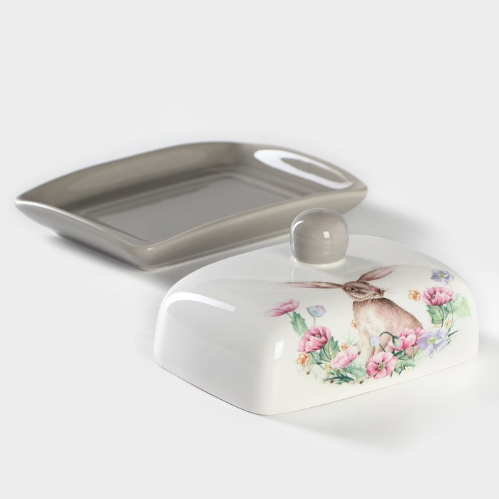 Маслёнка Доляна «Зайка», 17×12×8,5 см Маслёнка Доляна «Зайка», 17×12×8,5 см