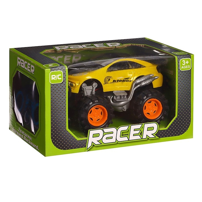 Джип радиоуправляемый «Гонщик», работает от батареек, цвет жёлтый Джип радиоуправляемый «Гонщик», работает от батареек, цвет жёлтый