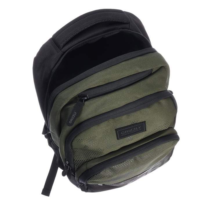 Рюкзак молодёжный, 45 х 32 х 23 см, Grizzly 330, эргономичная спинка, хаки RU-330-7_3 Рюкзак молодёжный, 45 х 32 х 23 см, Grizzly 330, эргономичная спинка, хаки RU-330-7_3