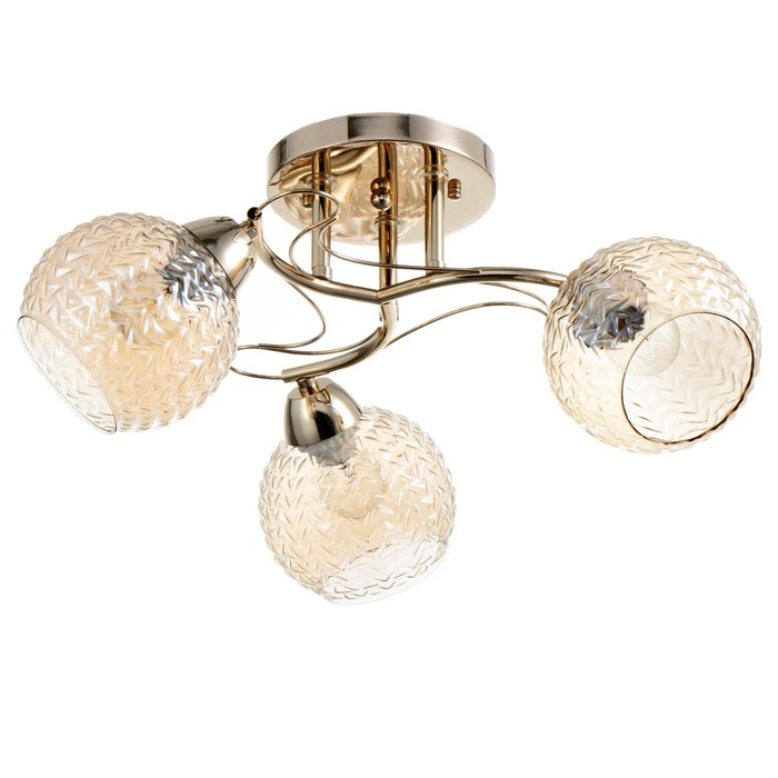 Люстра Люстра "Эрион" 3хЕ27 40Вт золото 50х50х24 см BayerLux