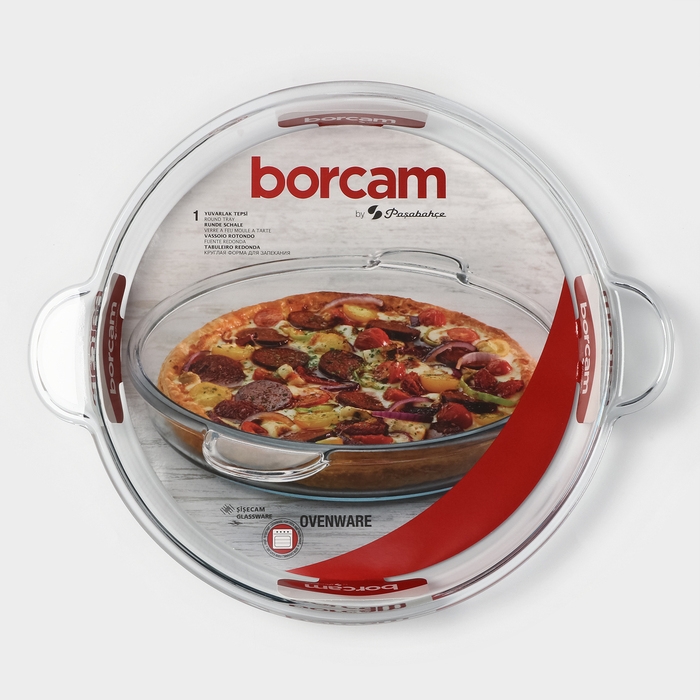 Ёмкость для запекания с ручками Paşabahçe-Borcam, 2,4 л, d=31,6 см Ёмкость для запекания с ручками Paşabahçe-Borcam, 2,4 л, d=31,6 см