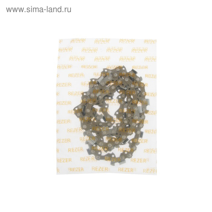 Цепь для бензопилы Rezer PS-9-1.3-56, 16 Цепь для бензопилы Rezer PS-9-1.3-56, 16", 3/8", 1.3 мм, 56 звеньев, Partner/Champion137/142