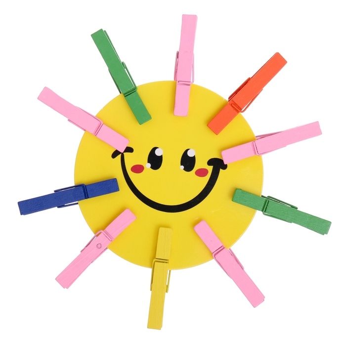 Развивающий сортер «Прищепки», 3+ Развивающий сортер «Прищепки», 3+