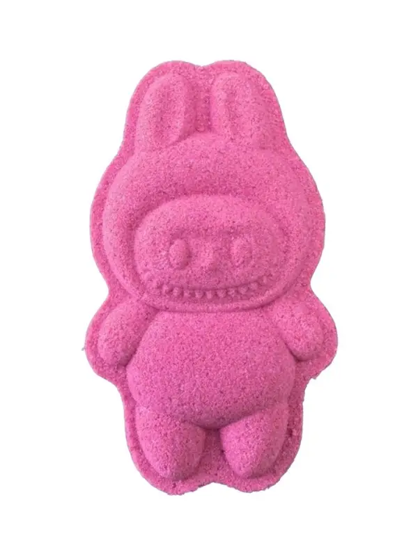 Бомбочка для ванн формовая, розовая, 80 г