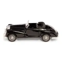 Машинка металлическая &laquo;Ретро&raquo;, 1:32, инерционная, открываются двери, цвет красный