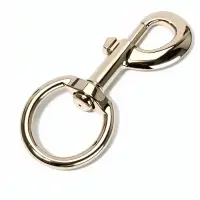 Карабин с полукруглым основанием, 9.5 см (вн. расстояние 3 см)