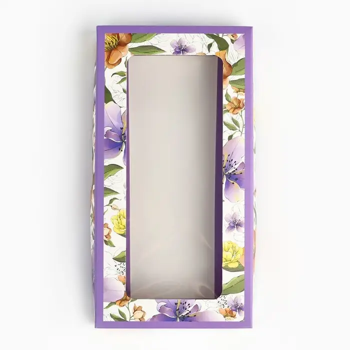 Коробка для шоколада «Ботаника», с окном, 16.4 х 8.4 х 1.7 см Коробка для шоколада «Ботаника», с окном, 16.4 х 8.4 х 1.7 см