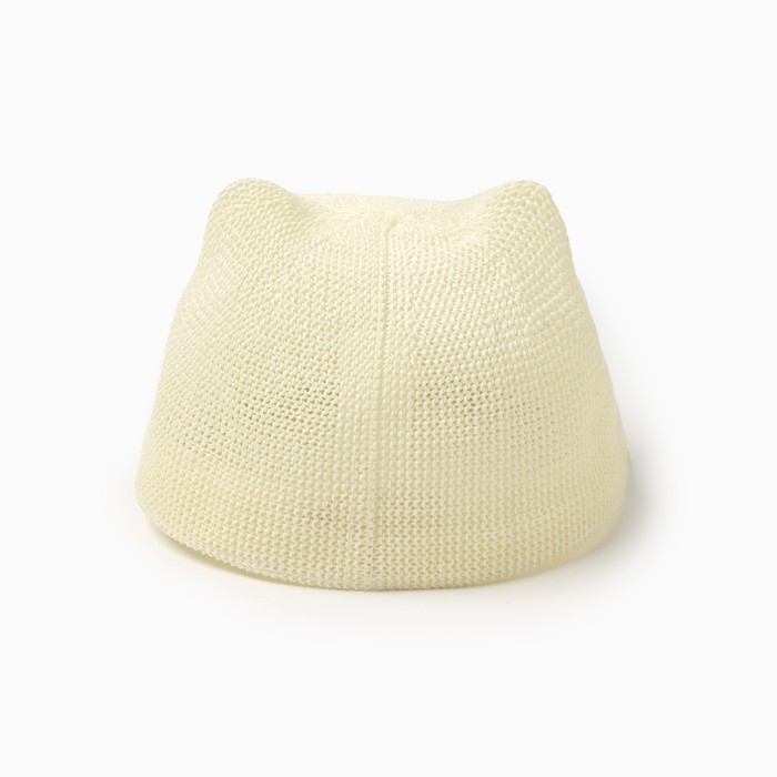 Кепи детская, цвет молочный, размер 52-54