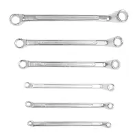 Набор ключей гаечных накидных изогнутых на держателе (6-17 мм) (6 предметов) JT KJ2N6P