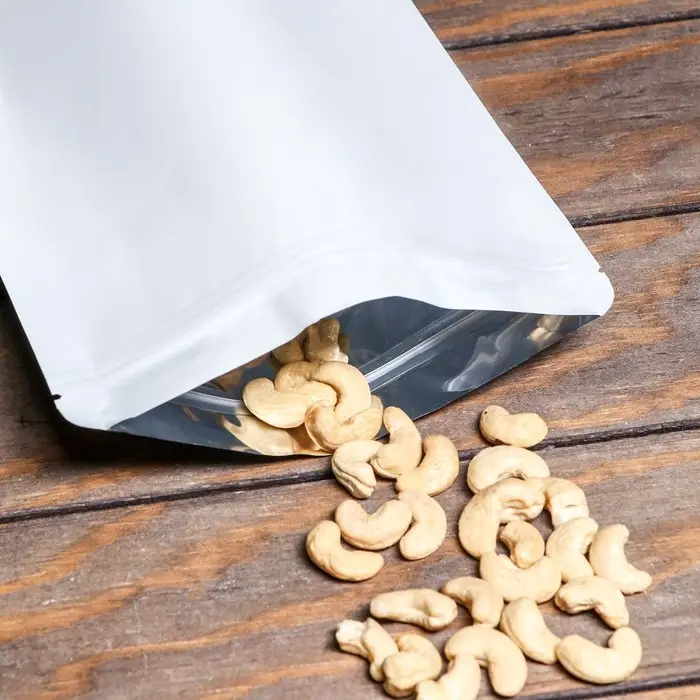 Пакет дой-пак, матовый, белый, 20×30×5 см