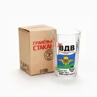 Стакан граненый &laquo;За ВДВ&raquo;, 250 мл