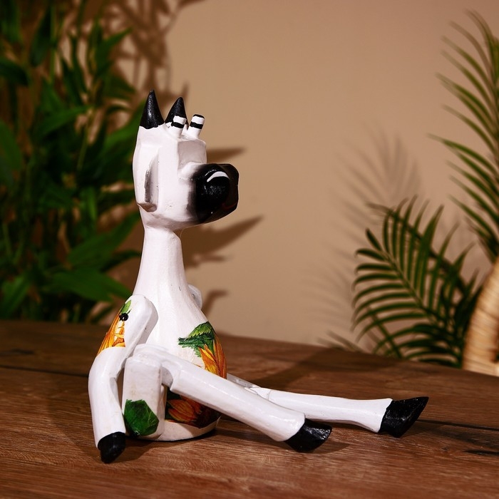 Сувенир  Сувенир "Коровка" висячие лапки, дерево 30 см