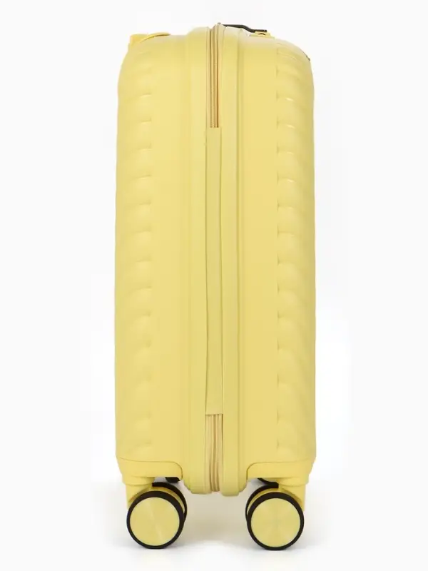 Чемодан на съёмных колёсах, 18", кодовый замок, 33&times;16&times;49 см, жёлтый