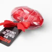 Леденец на палочке &laquo;Меняю леденец на поцелуй&raquo;, вкус: земляника, 25 г