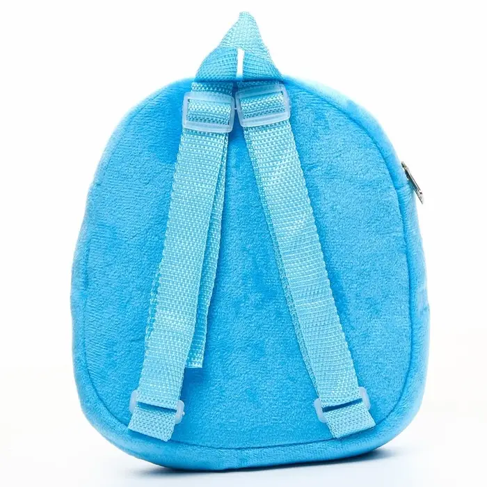 Рюкзак детский для девочки, плюшевый на молнии, с карманом, 19 х 22 см  Рюкзак детский для девочки, плюшевый на молнии, с карманом, 19 х 22 см "Радуга Дэш", My little Pony