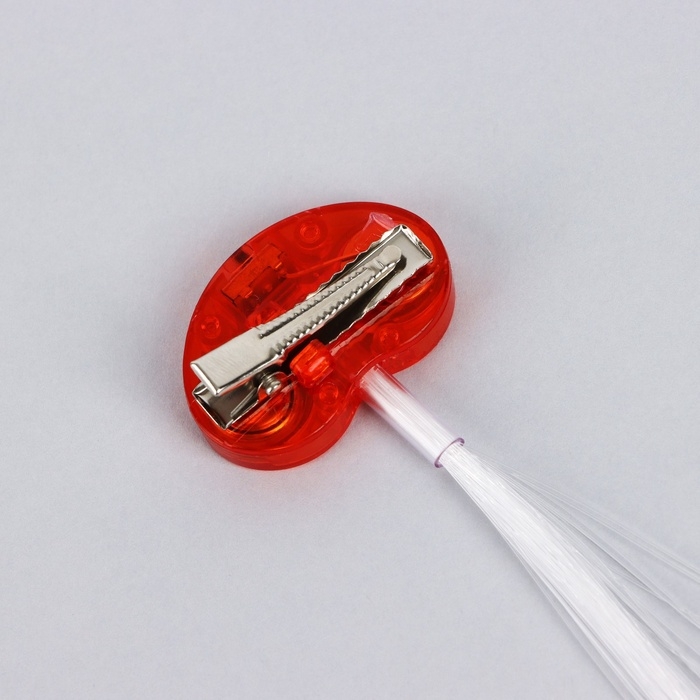 Прядь для волос на заколке, светящиеся, 3,5 х 33 см Прядь для волос на заколке, светящиеся, 3,5 х 33 см