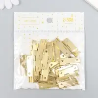 Петля для шкатулки с закругленными углами набор 30 шт 1,6х3 см Петля для шкатулки с закругленными углами набор 30 шт 1,6х3 см