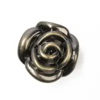 Ручка-кнопка CAPPIO Rose 01, цвет бронза