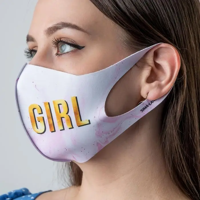 Маска из неопрена многоразовая, защитная, Boss Girl Маска из неопрена многоразовая, защитная, Boss Girl